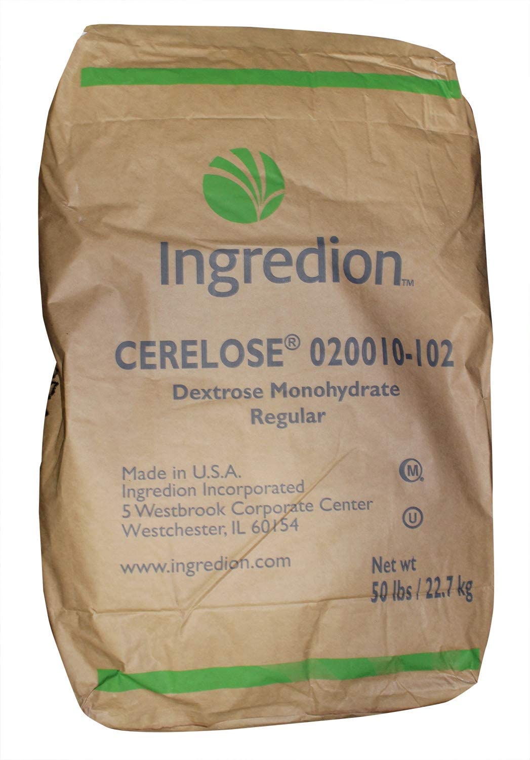 Generic Dextrose Monohydrate, 50 lbs (800 Ounce) Bag, Made in the USA
