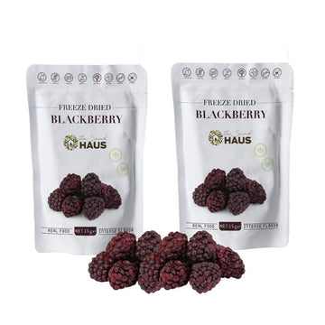 The Snack Haus Freeze-Dried Blackberries, All-Natural Snack, Pack of 2