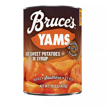 Bruce'S Yams Sweet Potatoes In Syrup 15Oz Cans (4 Pack)