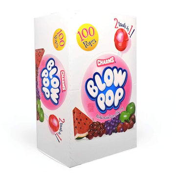 Charms Blow Pops, Assorted Flavors, 100-Count Box (8138)