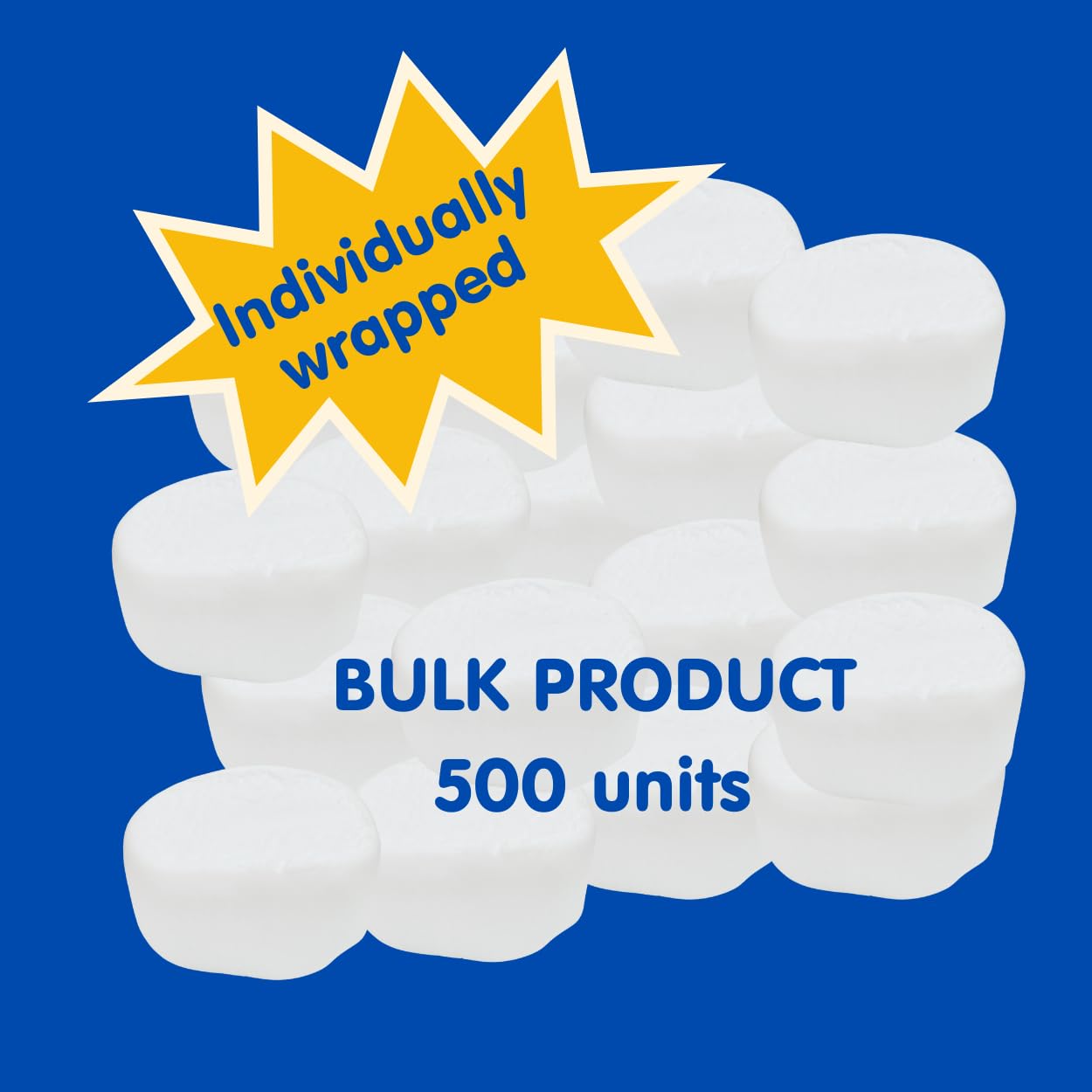 Cloudbites | Toasters | Individually Wrapped Marshmallows | Bulk Box | Great For S'Mores Or Snacks (Bulk Box X 500 Units)
