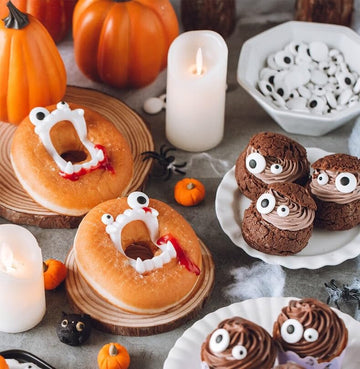 Halloween Sprinkles Mix Size Eyeball 130G/ 4.6Oz Baking Edible Christmas Cake Decorations Cupcake Toppers Cookie Decorating Ice