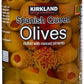 Kirkland Signature Spanish Queen Olives Stuffed With Minced Pimiento  21oz Glass Jar (Pack of 3  Total of 63 Oz)