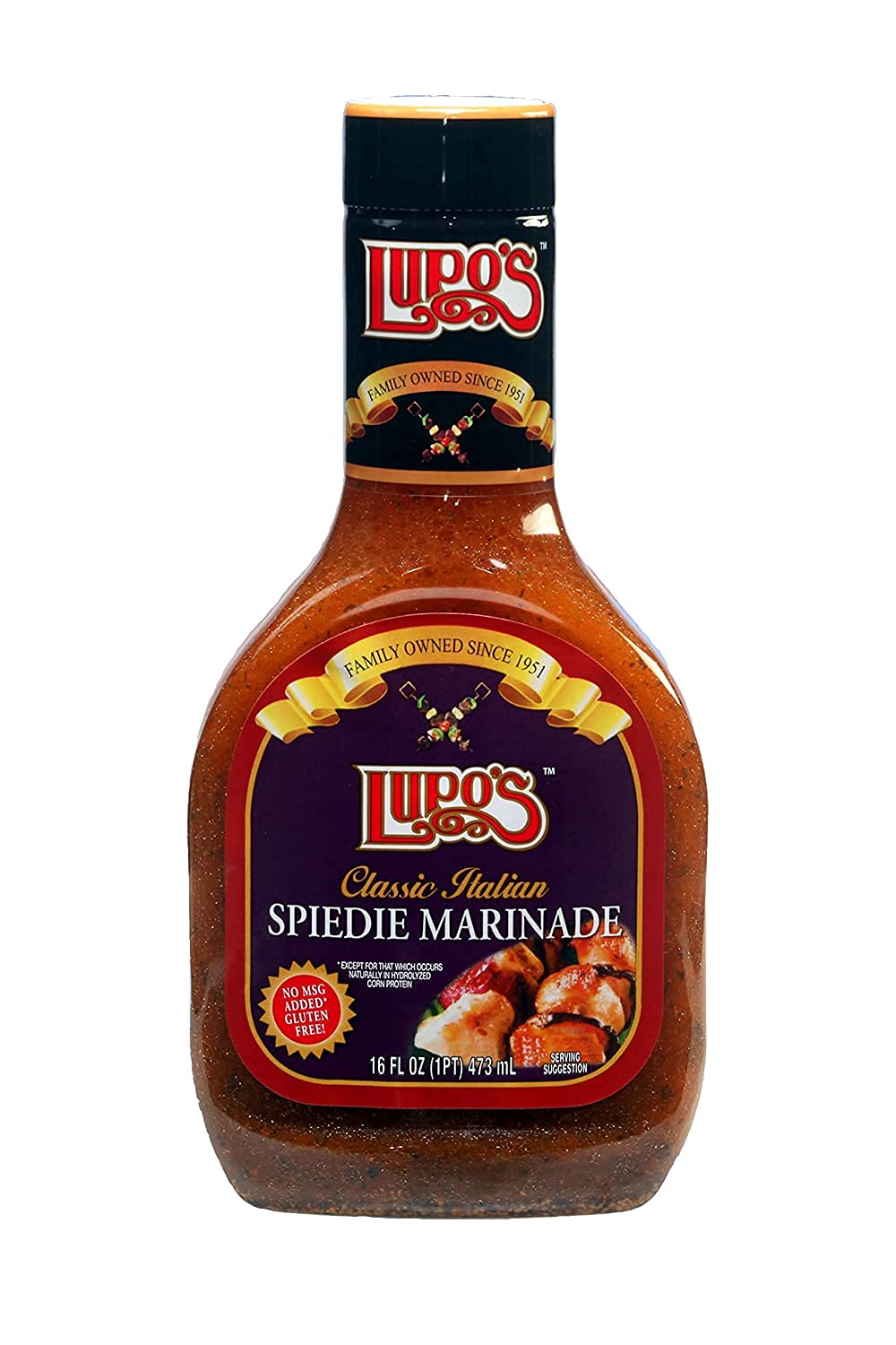 Lupo'S Original Endicott Style Spiedie Marinade Sauce 16Oz ( 2 Pack )