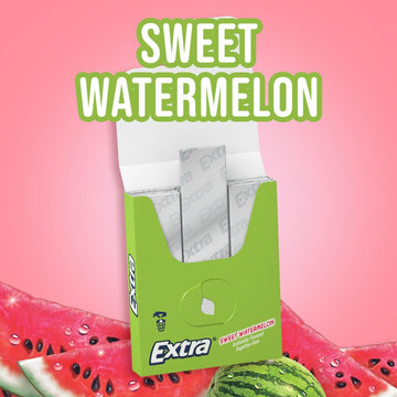 Extra Sweet Watermelon Sugarfree Gum, Multipack, 15 Count (Pack Of 3)