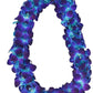 Sunne Tropical Fresh Orchid Loose Bloom DIY Lei, 50 BLUE, Model ORC-LBS-BLU50, Food & Drink Decoration