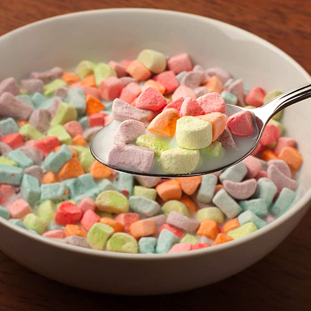 By The Cup Assorted Dehydrated Cereal Marshmallow Bits, 1 Pound Bulk Bag