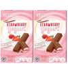 Strawberry Yogurt Milk Chocolate Filled Bar with Creme Center, Choceur Gift Snack Snacking Food Treat
