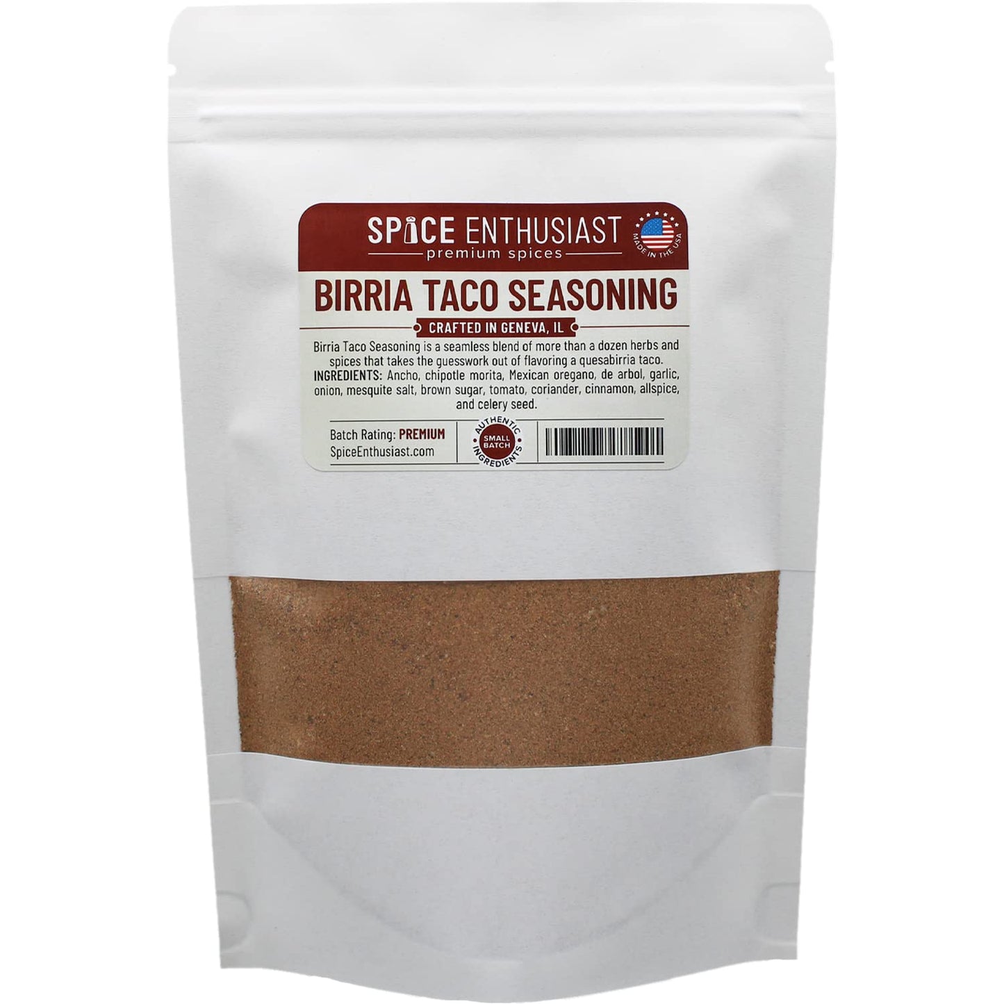 Spice Enthusiast Birria Taco Seasoning - 4 oz