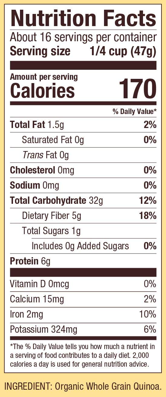 Bobs Red Mill Regular Organic White Quinoa Whole 26 Oz