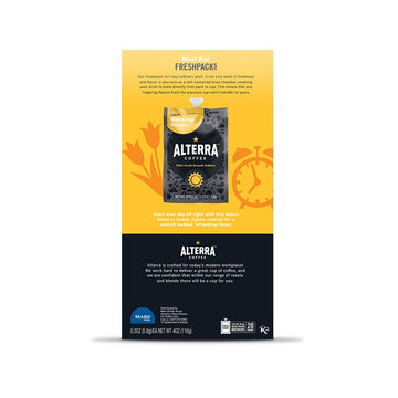 Alterra Coffee Morning Roast Single Serve Freshpacks For Mars Drinks Flavia Brewer, 20 Packets, 40 Oz