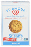 St Amour Susan'S Sugar Free Cookie, Almond, 8 Ounce