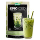 Matchabar Epic Iced Instant Latte Powder | Toasted Vanilla Matcha w/Oat Milk Base | Low Sugar, Non-Diary & Vegan Instant Iced Ma