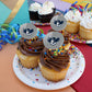 Xavier University Secondary Logo Cupcake Picks Toppers Decoration Set Of 6