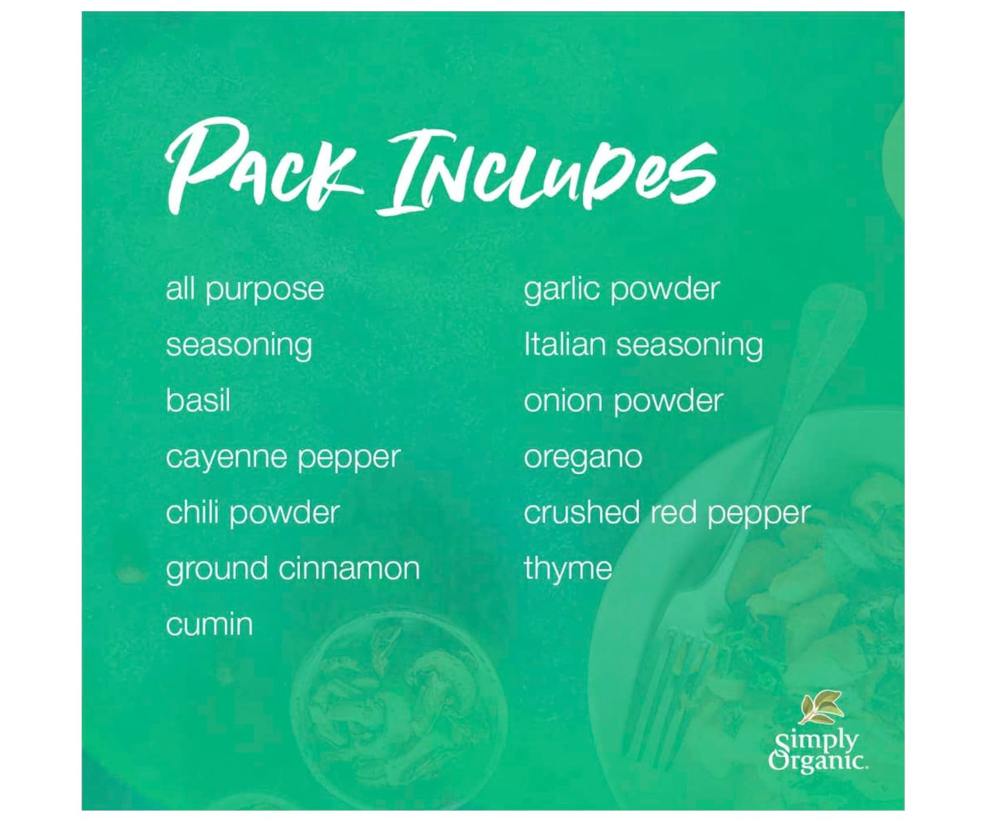 Generic Simply Organic Starter Spice Gift Set, 0.33 Ounce (Pack Of 12)