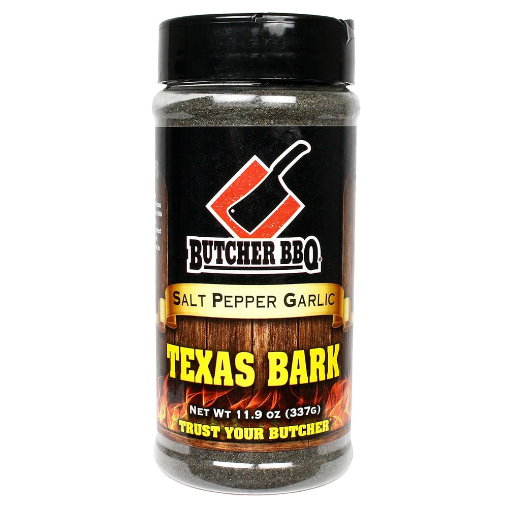 Butcher BBQ Texas Bark Salt Pepper Garlic Seasoning No MSG Gluten Free 11.9 Oz
