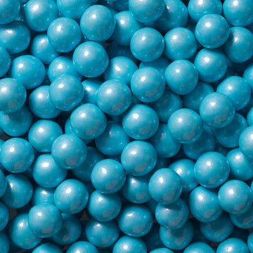 Color It Candy Shimmer Powder Blue Sixlets 2 Lb Bag - Perfect For Table Centerpieces, Weddings, Birthdays, Candy Buffets, & Part
