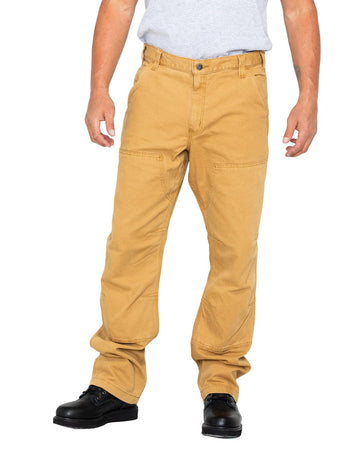 Carhartt Mens Rugged Flex Rigby Double Front Pant, Hickory, 32W X 34L