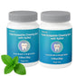 TemphytBong Remineralizing Chewing Gum - Sugar-Free Mastic Mint, Enamel Protection, 60g (2 Bottles), Green
