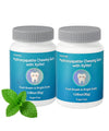 TemphytBong Remineralizing Chewing Gum - Sugar-Free Mastic Mint, Enamel Protection, 60g (2 Bottles), Green