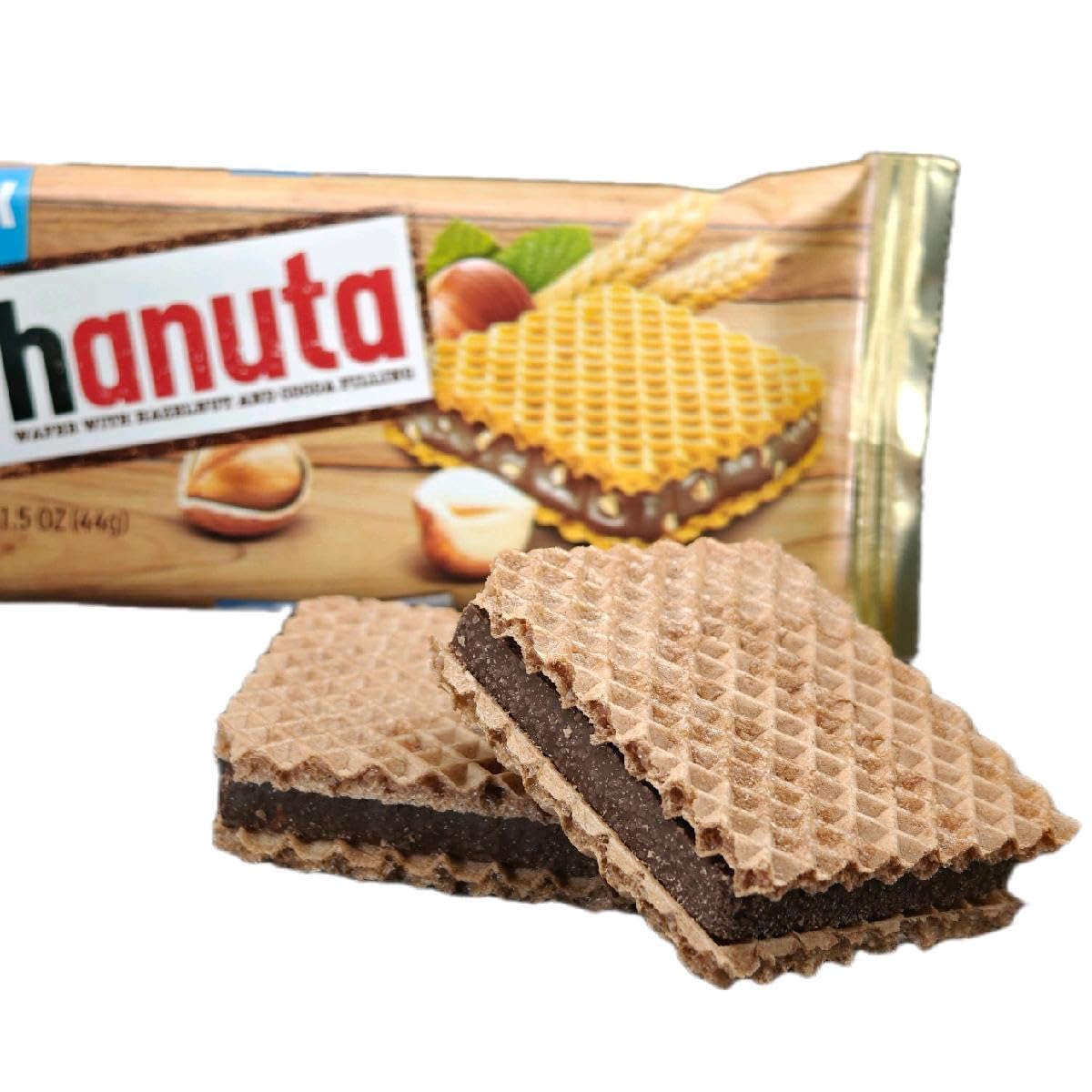 Ferrero Hanuta Wafers With Hazelnut Cream, 18X 2Pcs (36Pcs)