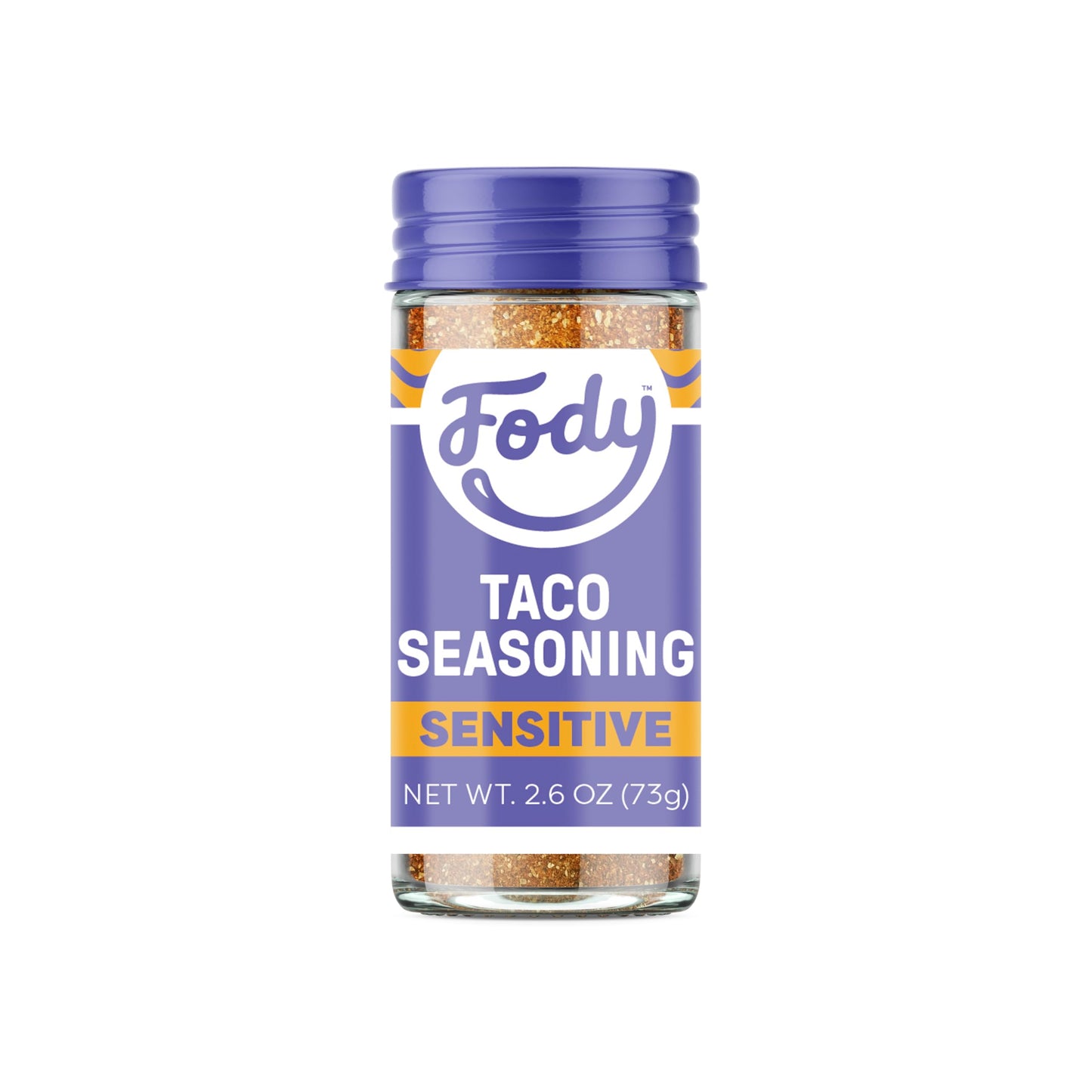 Fody Foods Taco Seasoning, 2.6 Oz, Garlic and Onion Free, Low FODMAP Certified, Gut & IBS Friendly, Vegan, Non-GMO, Gluten Free,