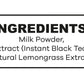 Quik Tea Unsweetened Lemongrass Chai Tea Latte - 10 Count Single Box - All Natural, Preservative Free, Authentic Chai from Assam
