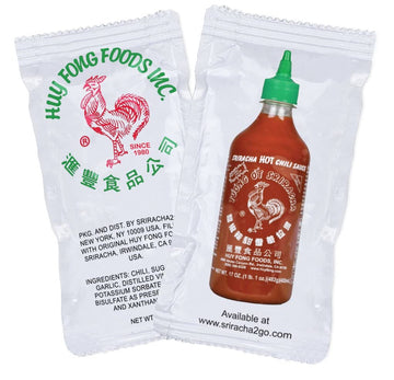 Sriracha2Go Sriracha Chili Hot Sauce Packets - 50 Count Pack