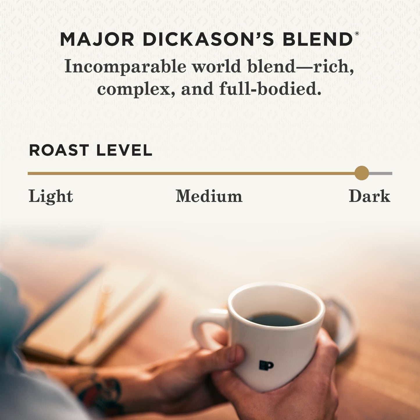 Peet'S Coffee, Dark Roast Ground Coffee - Major Dickason'S Blend 18 Ounce Bag