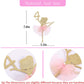 WAWUO Ballet Cake Topper - Ballerina Birthday Decoration - 1 Count - Paper - Ballerina 4