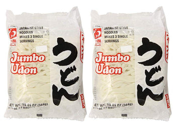 Myojo Jumbo Udon Noodles, No Soup, 19.89 Ounce (Pack Of 2)