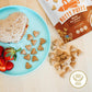 Mission Mighty Me Nutty Puffs Mixed Nut Butter Puffs for Babies + Kids - Pediatrician Developed  Plant-Based Gluten-Free Baby Snack - Peanut  Tree Nut  Cinnamon (6 Pack - 5 Pack Plus Peanut Sample)
