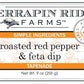 Terrapin Ridge Farms Roasted Red Pepper and Feta Dip, 9 Ounce Jar