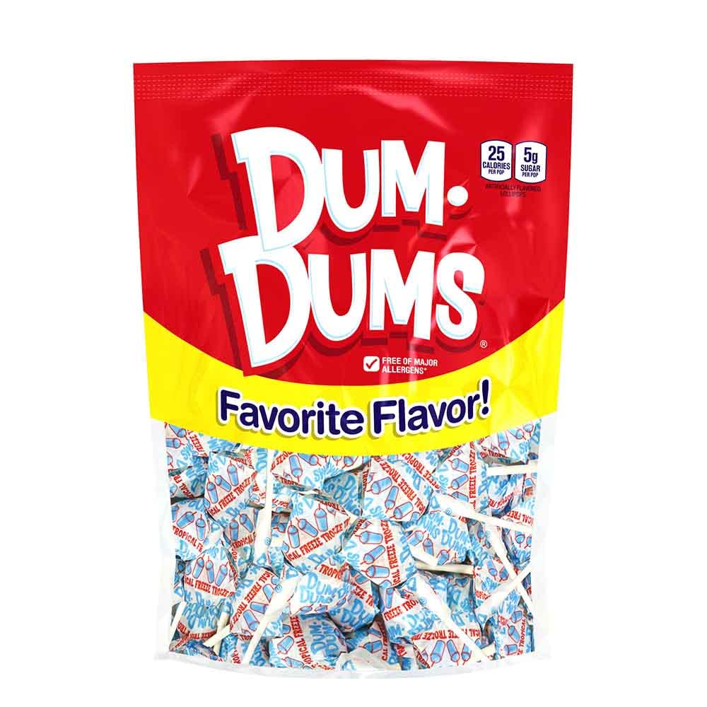 Dum Dums Tropical Freeze 1-50 Ct Bag
