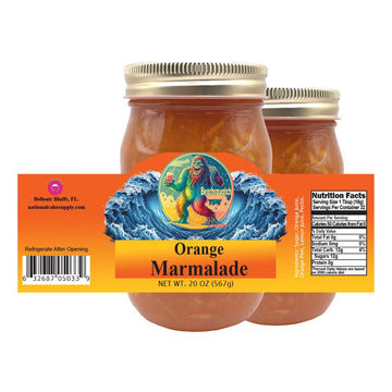 Beachsquatch Orange Marmalade Jam, 20 ounce jar - 2 PACK
