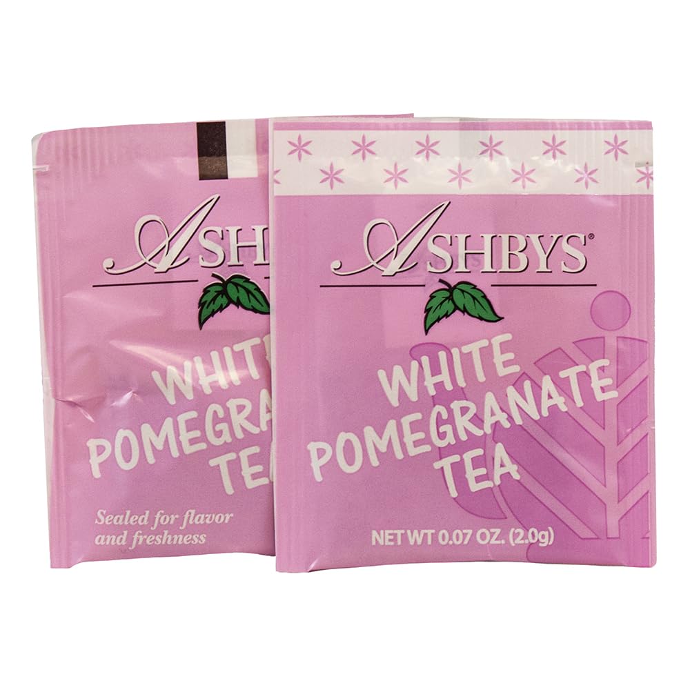 Ashbys Tea White Pomegranate Tea Bags - 25 Count Box