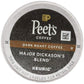 Peets Coffee Major Dickasons Blend K-Cup, Deep Roast, 60 Count, Coffee
