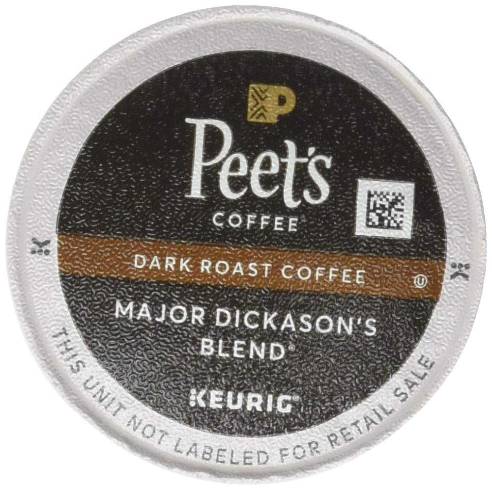 Peets Coffee Major Dickasons Blend K-Cup, Deep Roast, 60 Count, Coffee