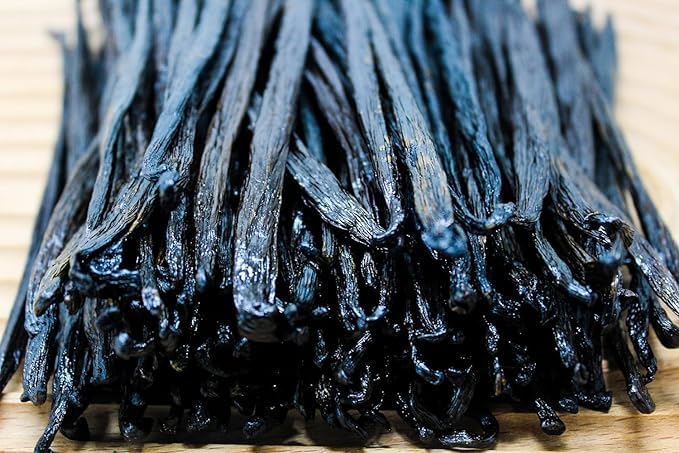 ESSENCE FOOD & BEVERAGE Tahitian Vanilla Beans, Grade 5, 12 Whole Beans for Homemade Extract, Baking & Cooking