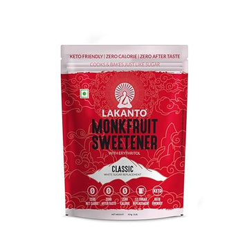 Lakanto, Monkfruit Natural Sweetener, Classic, 1.76 Pounds