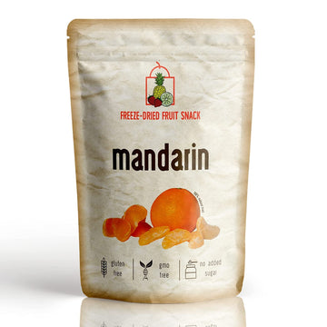 Freeze-Dried Mandarin - 7 Pack - 100% Real Fruit, No Sugar Added, Crunchy & Delicious, Long Shelf Life