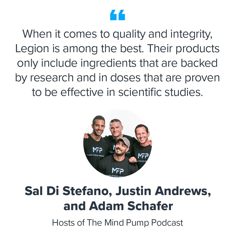 LEGION Casein+ Casein Protein Powder (Salted Caramel) - Slow-Release Micellar Casein Protein Powder - Non-GMO  Gluten-Free & Naturally Sweetened Casein Powder from Grass-Fed Cows