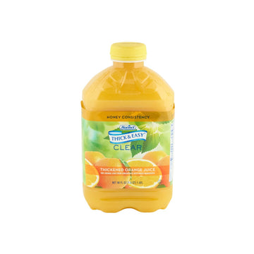 Thick & Easy Clear Thickened Orange Juice, Honey Consistency, 46 Ounce (Pack Of 6)