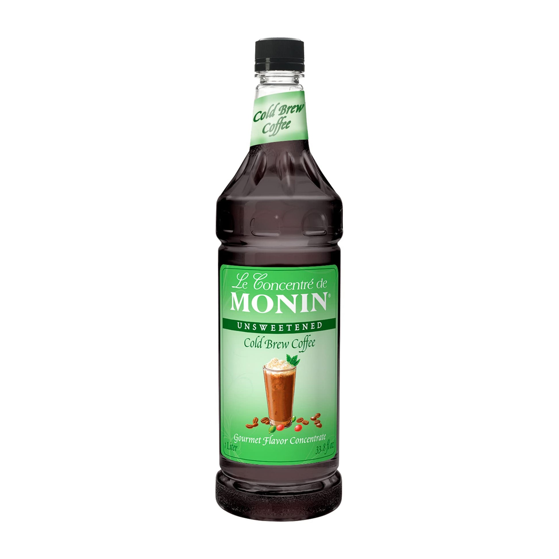 Monins Cold Brew Coffee Concentrate - New & Improved Version - 1 Liter