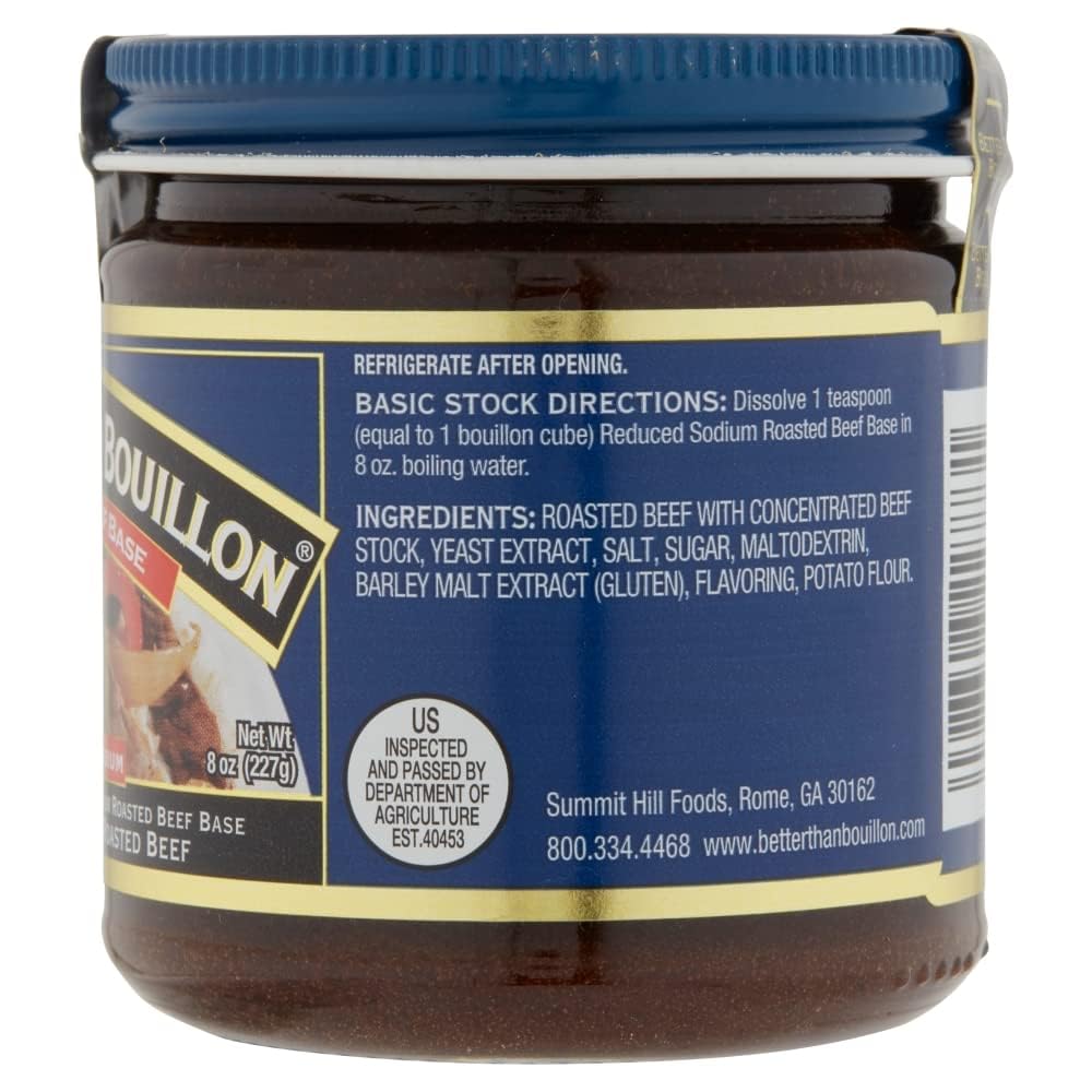 Better Than Bouillon Reduce Sodium Roasted Beef Base + Reduced Sodium Chicken Base (Variety Pack)