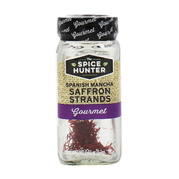 The Spice Hunter Saffron Strands, Spanish Mancha, Whole, 0.01-Ounce Jar