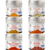 Asian Seasonings Gourmet Gift Set | Tastes of Asia | Artisanal Spice Blends Six Pack | Non GMO, All Natural | No MSG, Gluten, So