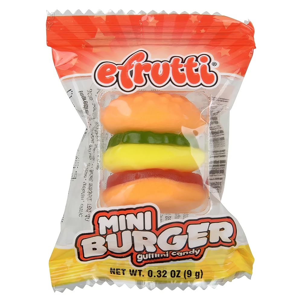 Gummy Burgers - Mini Gummi Burger (approximately 60 pieces)