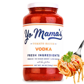 Yo Mamas Foods Keto Vodka Pasta Sauce, No Sugar Added, Low Carb, Gluten Free, 1.56 lb