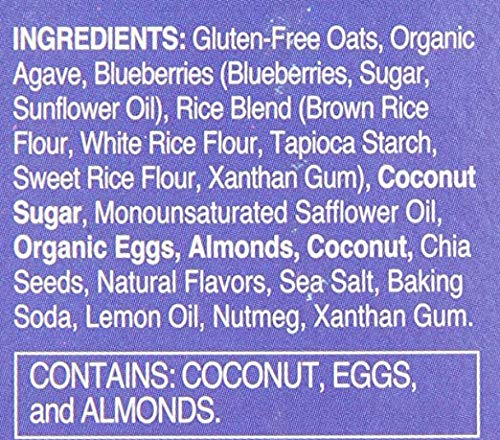 Pamelas Products Gluten Free Oat Blueberry Lemon Bar - 5 Count (Pack Of 3)